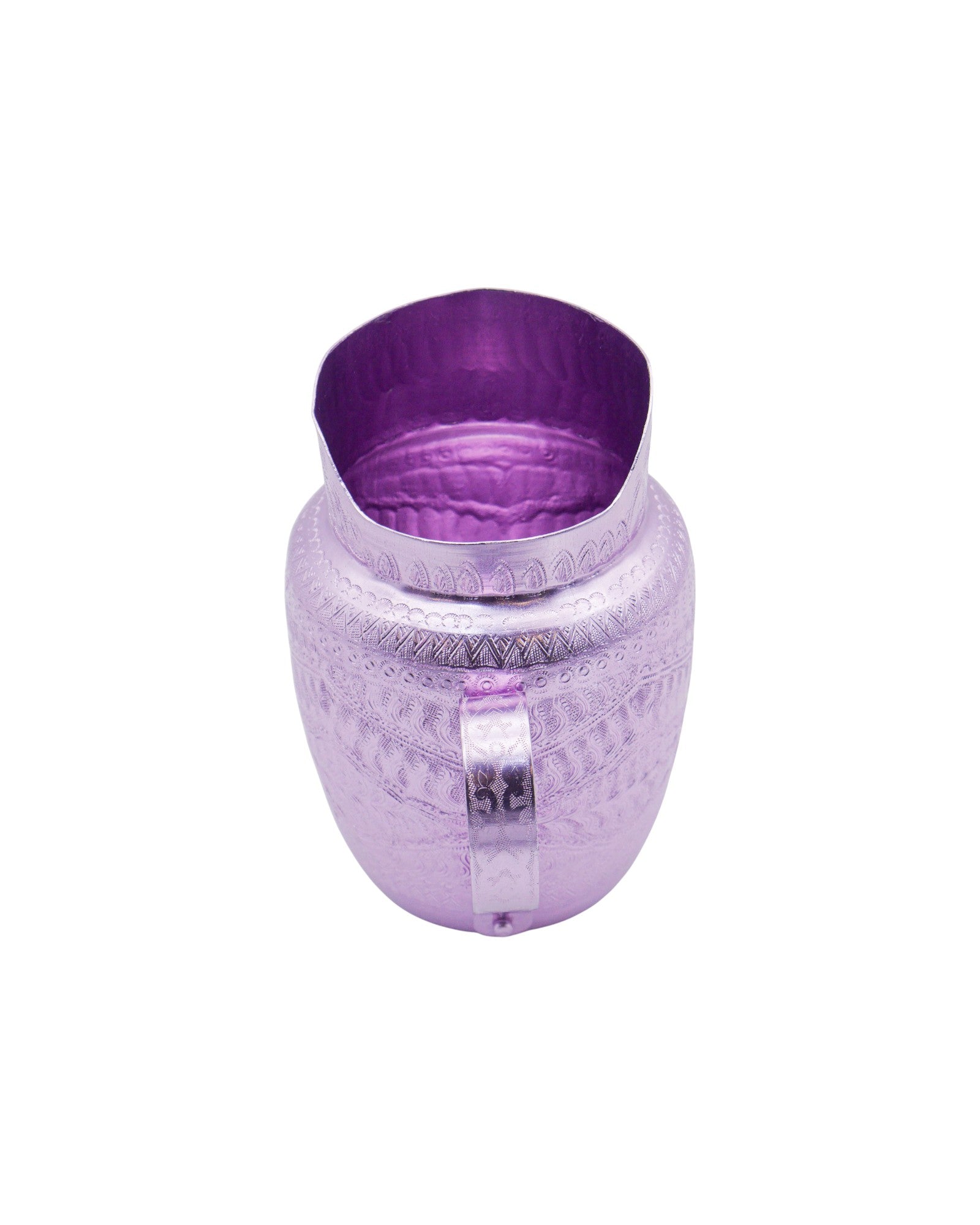 Thai Embossed Metal Water Jug