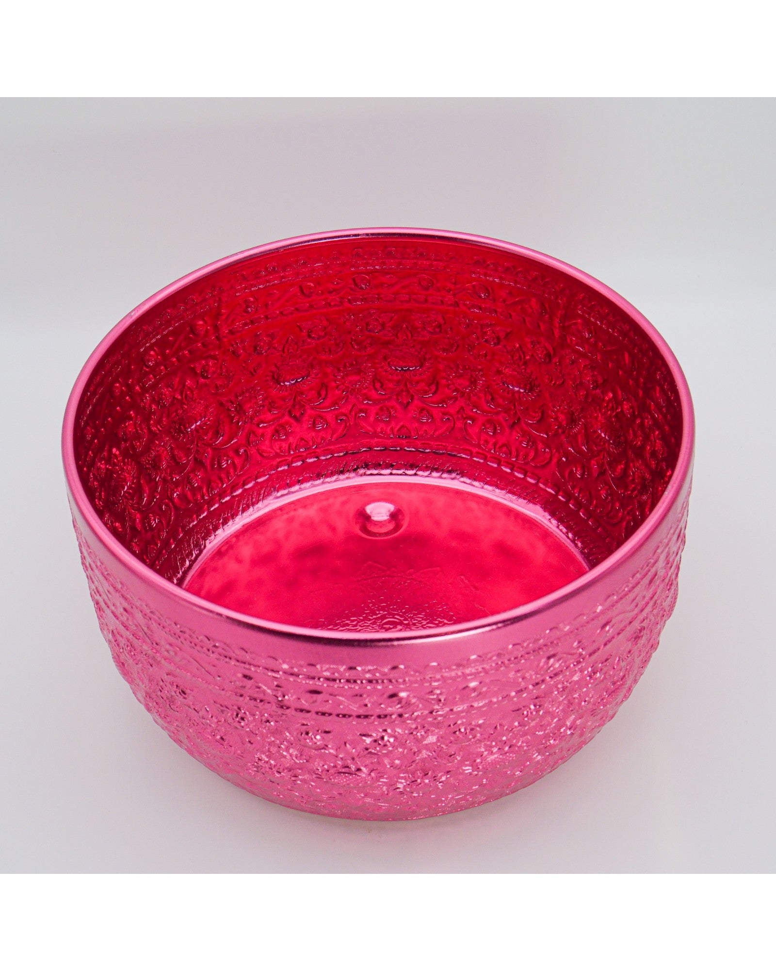 Thai Embossed Aluminium Bowl (L) - 30cm