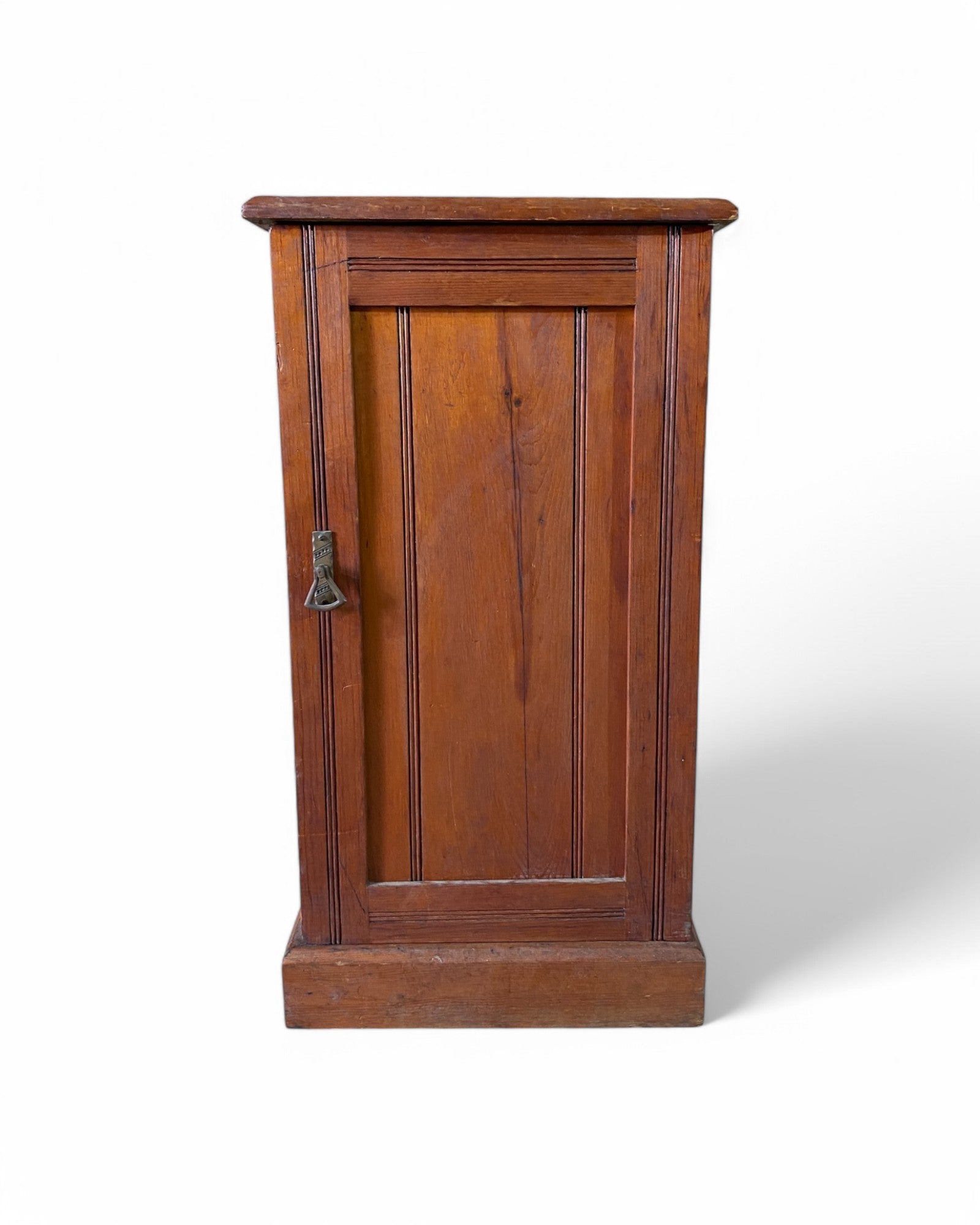 Vintage Wooden Swing Door Mini Cabinet Nightstand