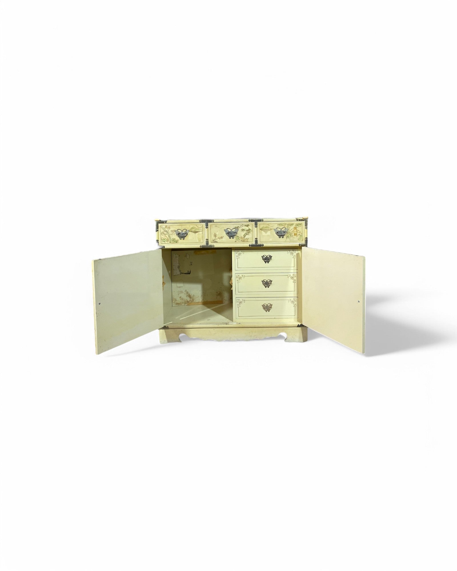 Hand-Painted Korean Mother-of-Pearl Inlay Chest
