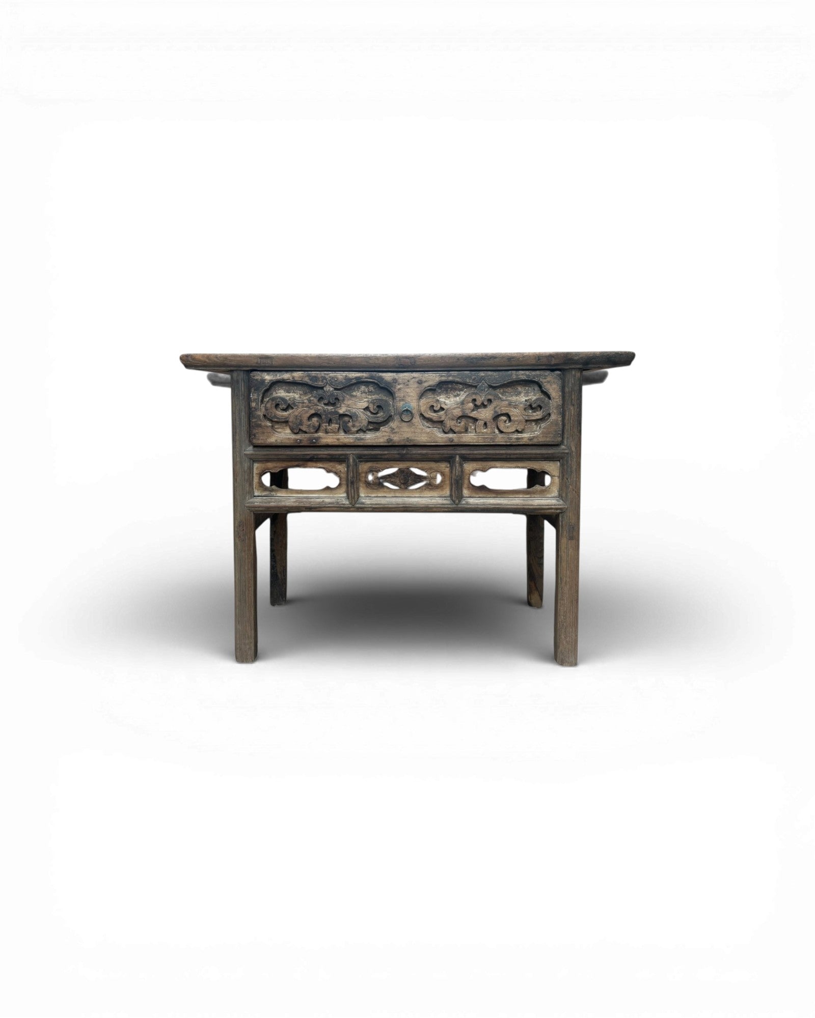 Antique Indo - Chinese Carved Teak Console - Surround Living - 1