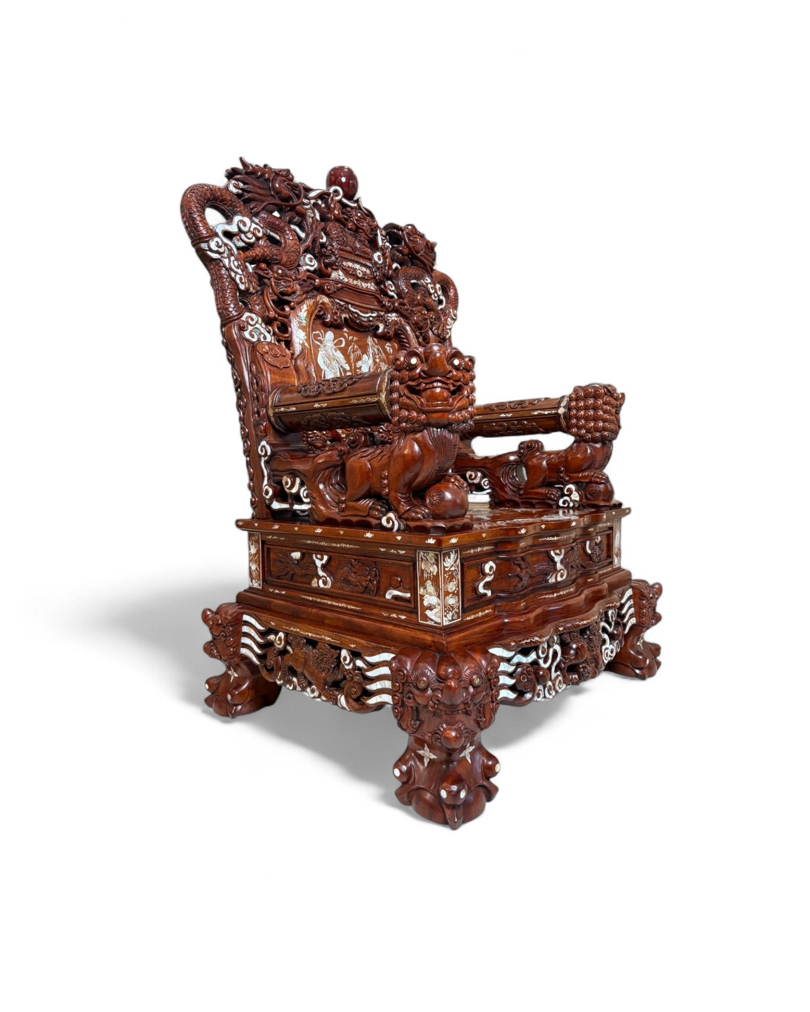 Traditional Chinese Grand Ming Armchair - Reproduction