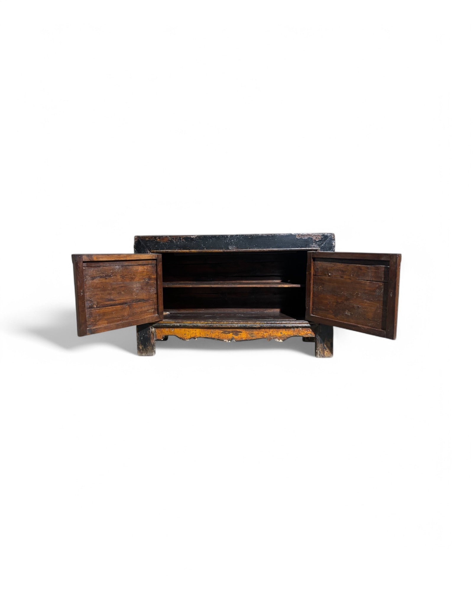 Antique Chinese Sideboard with Ornamental Painting Decoration