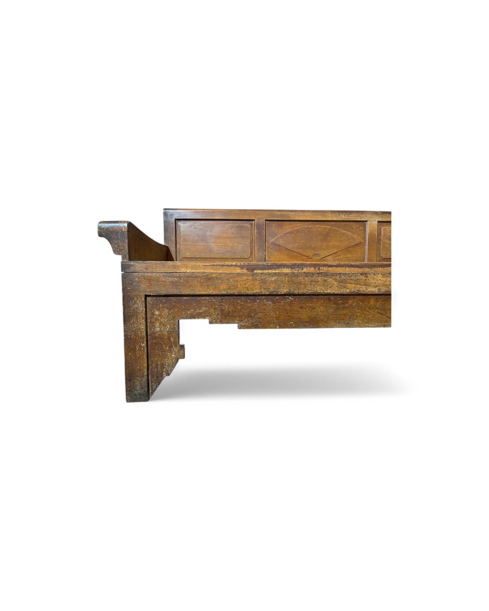 Antique Chinese Elm Wood Bench