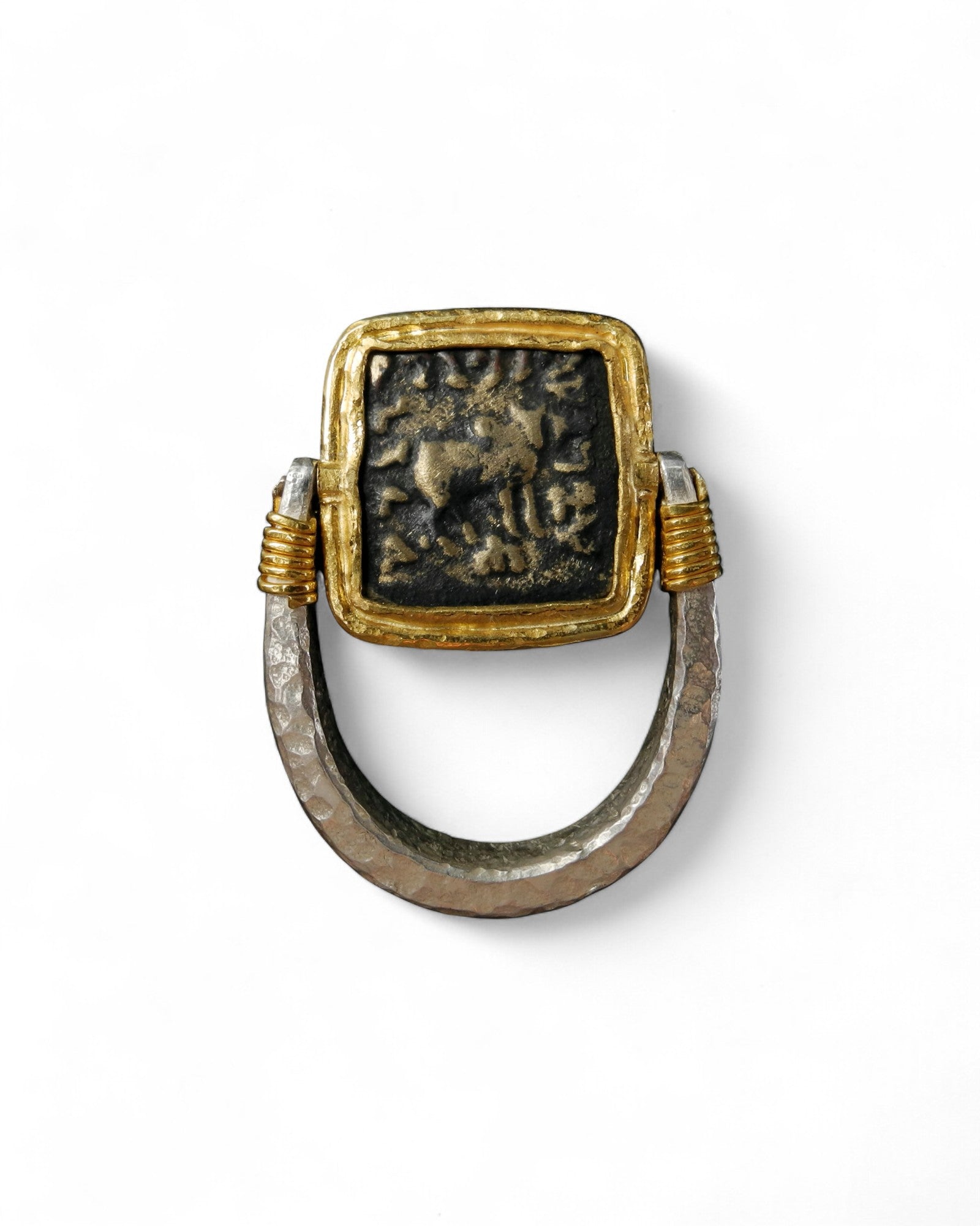 Ancient Indo-Greek Drachm Ring (EU 20, US 9)