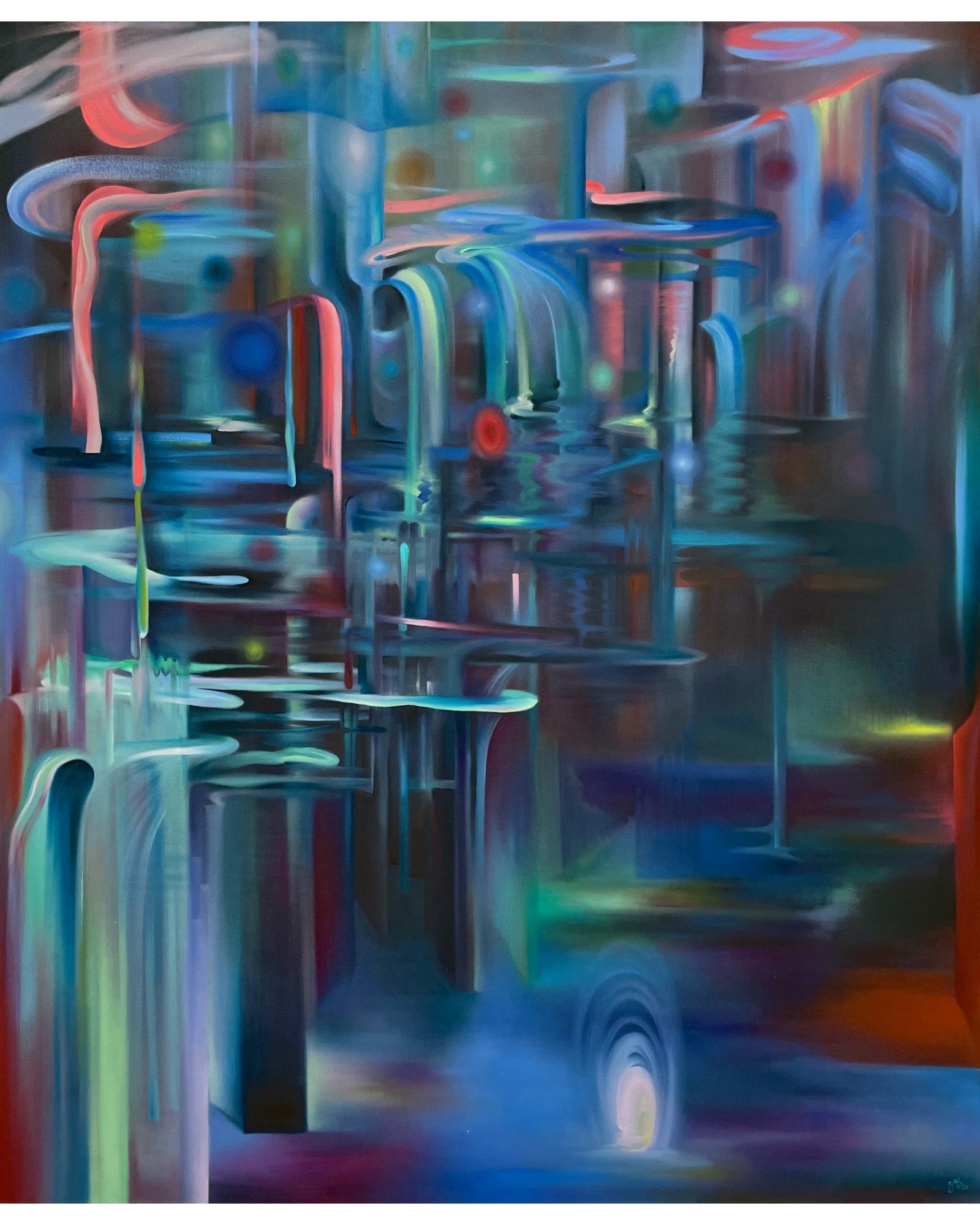 Towering Colours - [Framed]