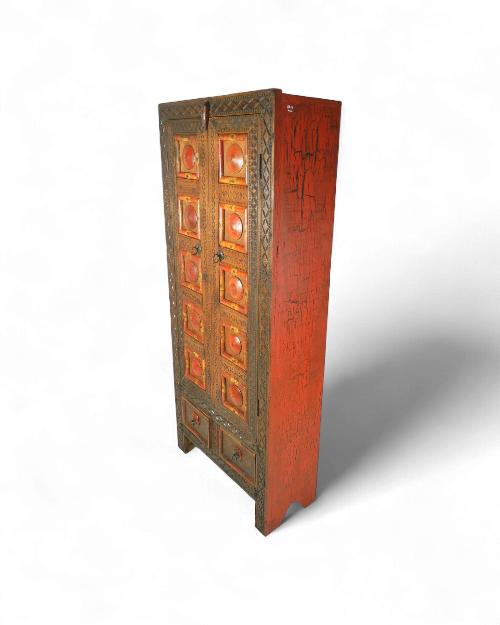 Antique Punjab Cypress Cupboard