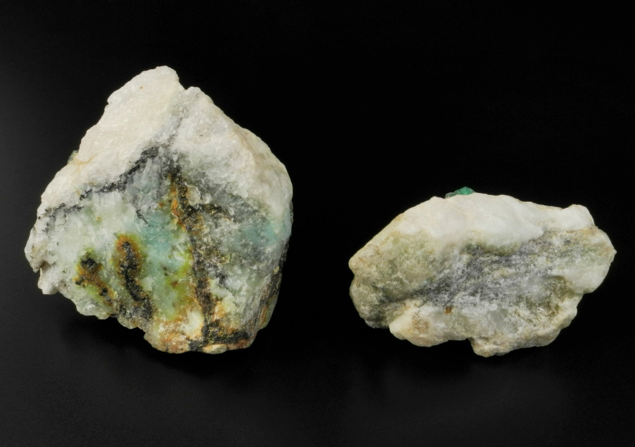 Pair of Emerald Crystal Specimens - Surround Living - 7