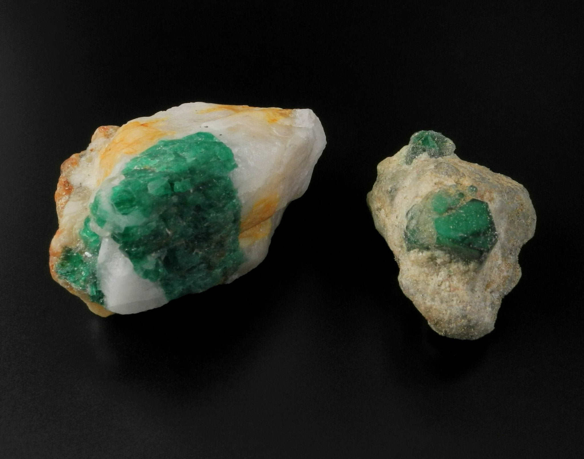 Pair of Emerald Crystal Specimens - 2 - Surround Living - 6