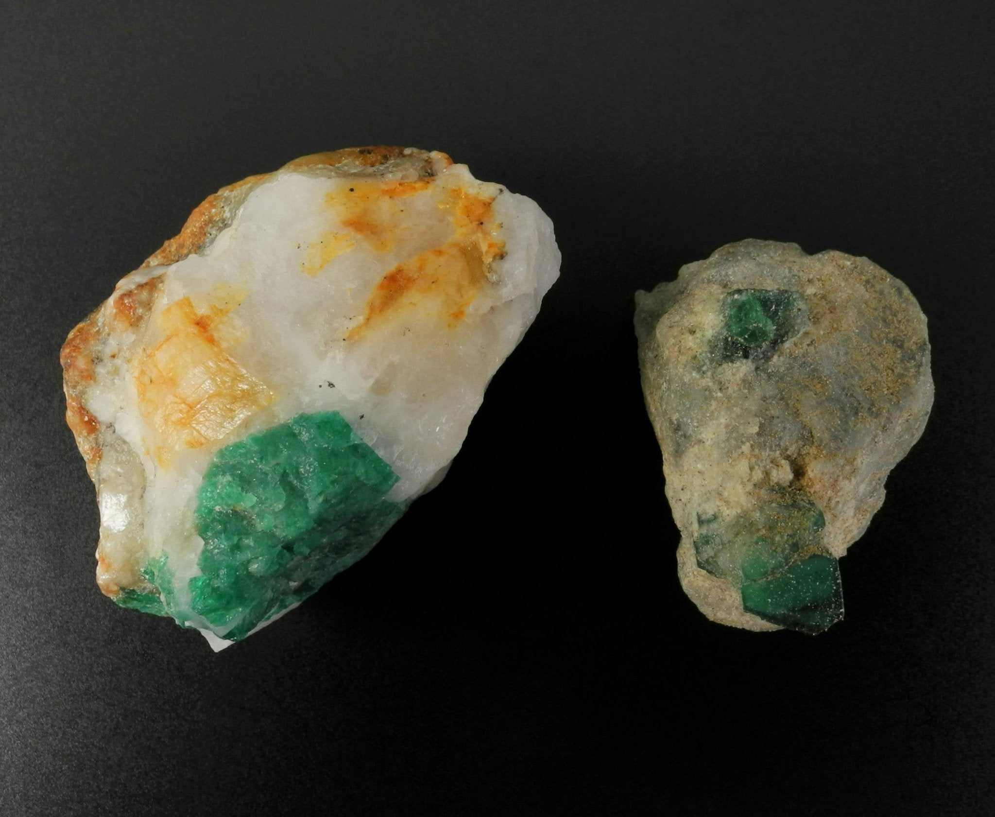 Pair of Emerald Crystal Specimens - 2 - Surround Living - 9