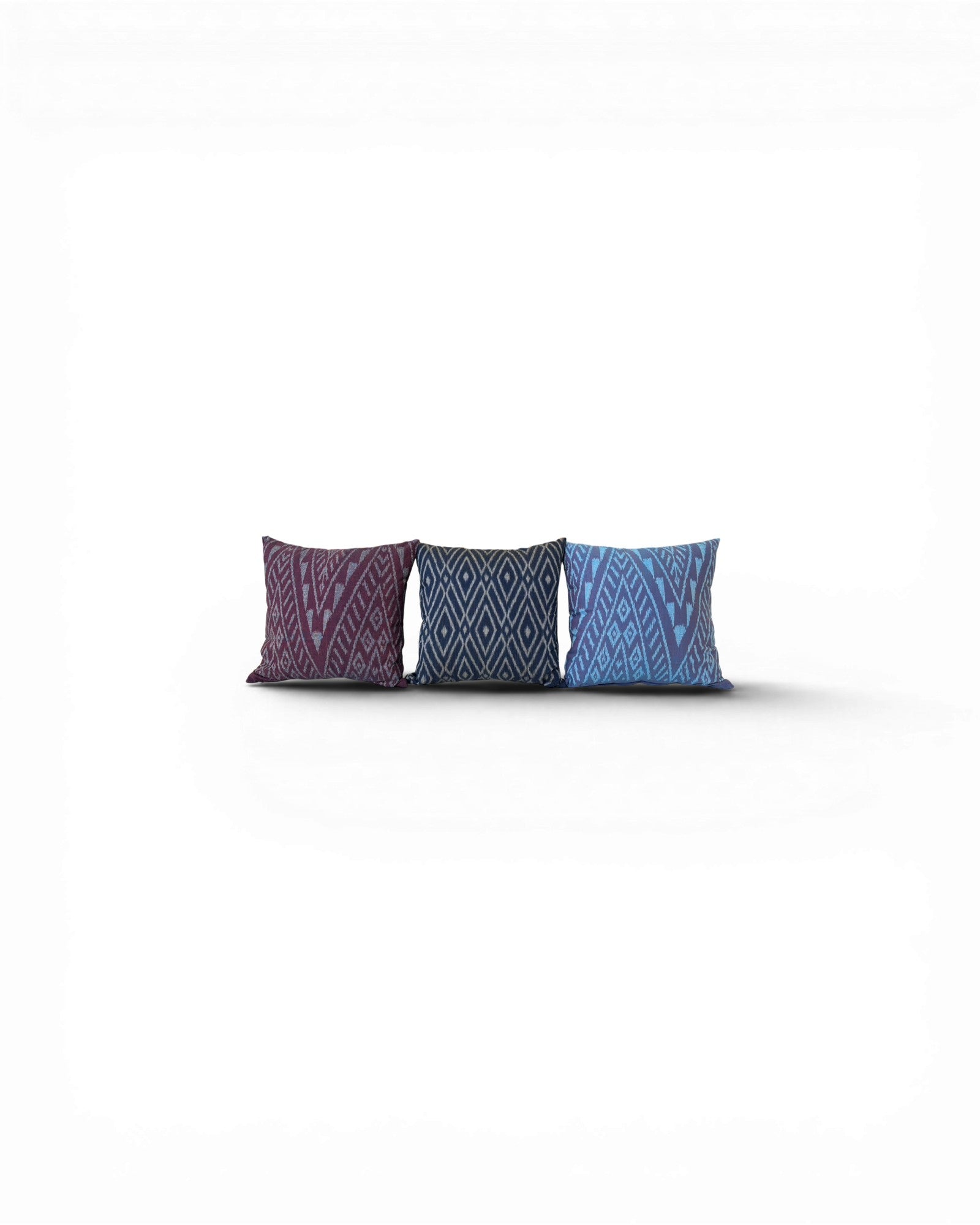 Ikat Cushion - Navy and Grey - Surround Living - 1