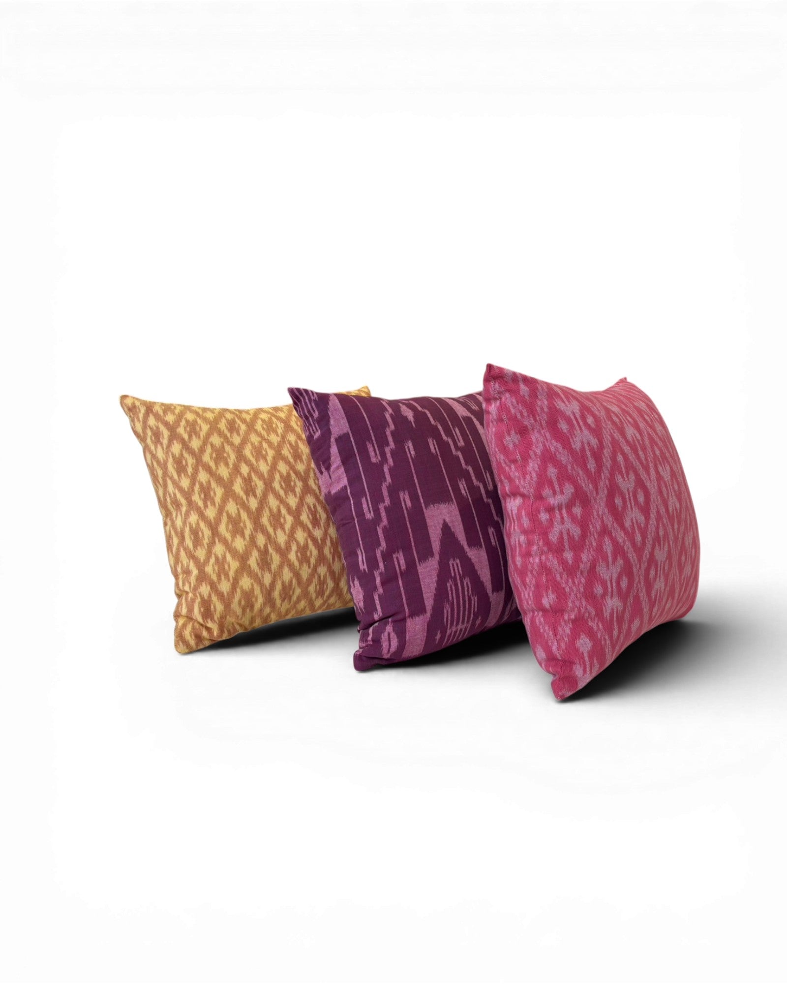 Ikat Cushion - Beige and Apricot mudmee - Surround Living - 2