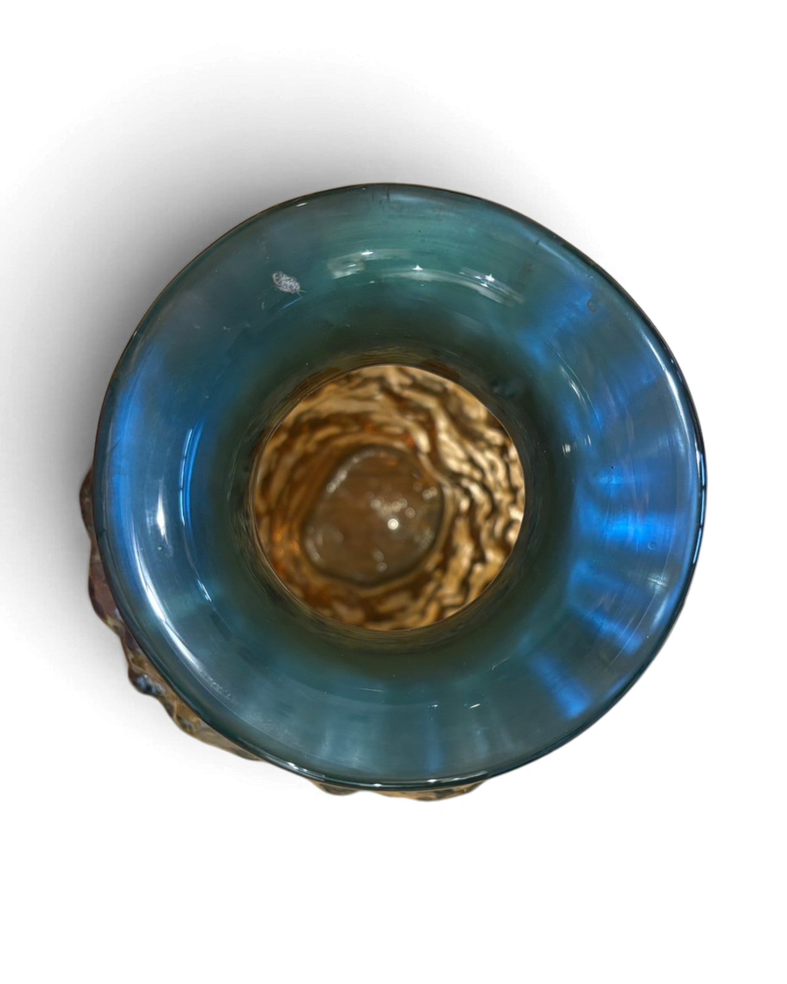Vintage Textured Art Glass Vase - Surround Living - 4