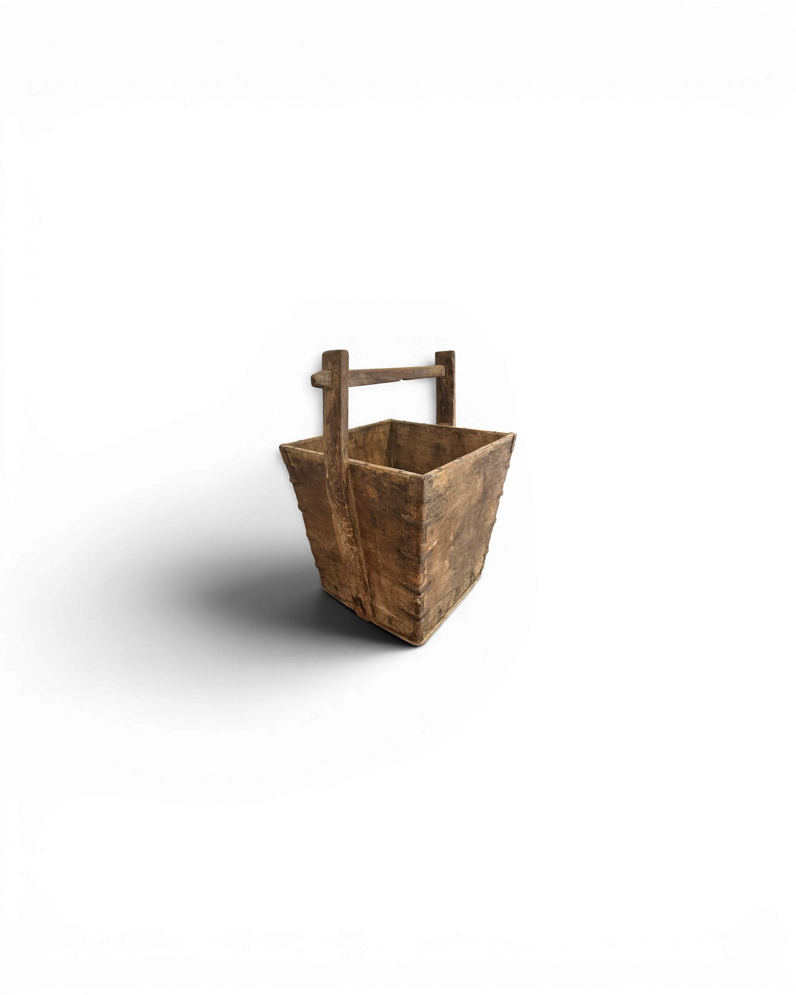Antique Wooden Carrying Bucket