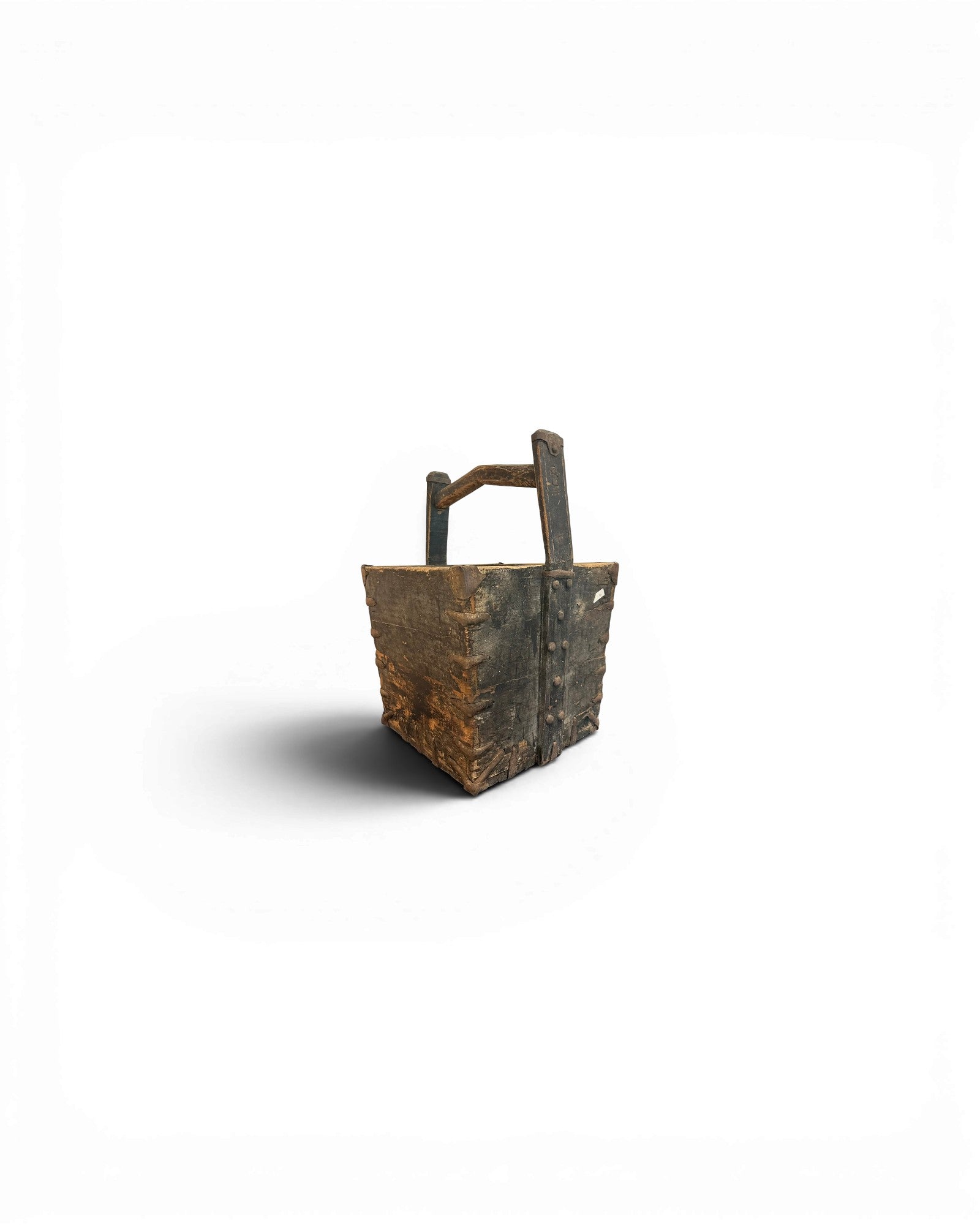 Antique Wooden Carrying Bucket No.2