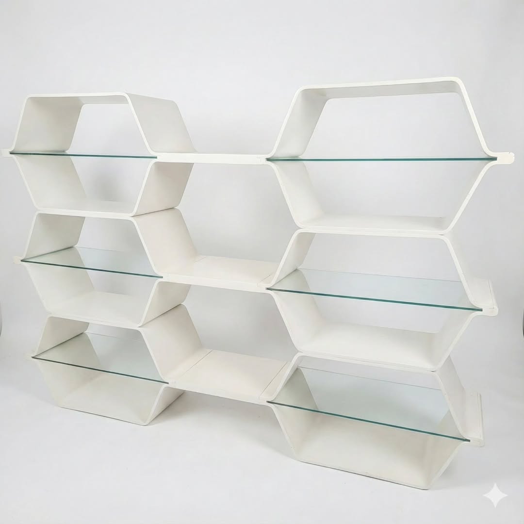 Honeycomb Modular Shelving by Bill Curry for Heller