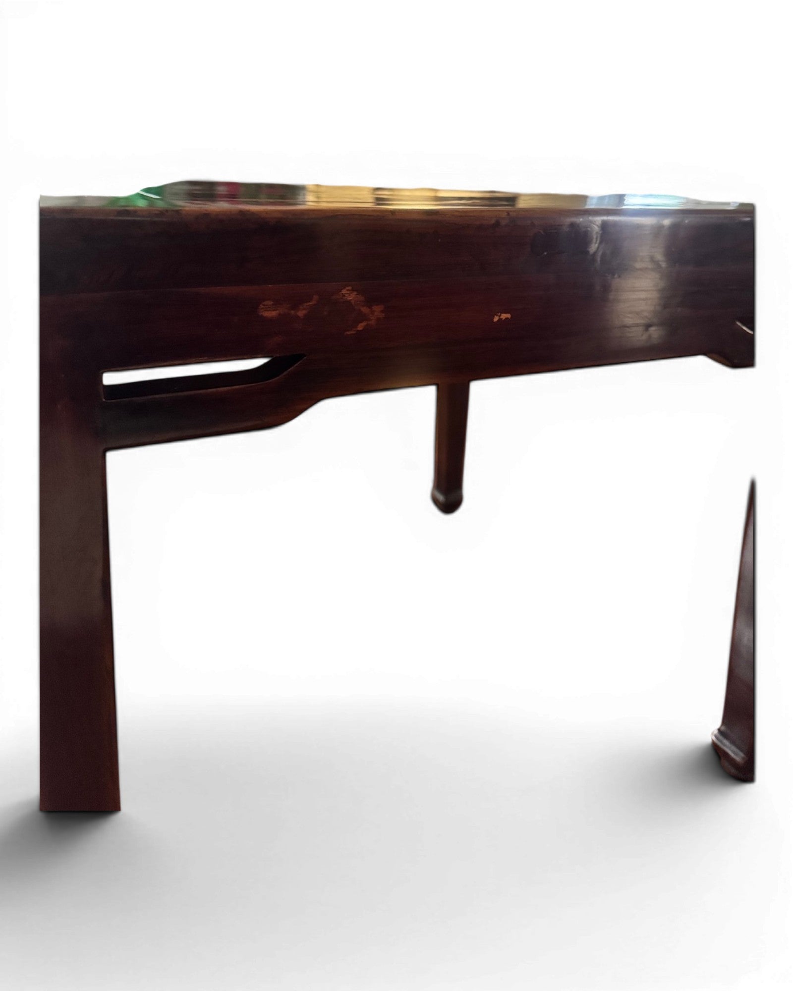 Qing Dynasty Lacquered Elm Wood Dining Table