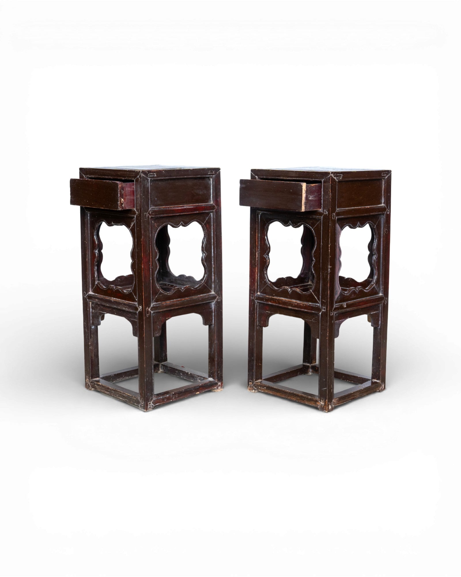 Mid - Qing Dynasty Night Stands - Set of 2 - Surround Living - 3