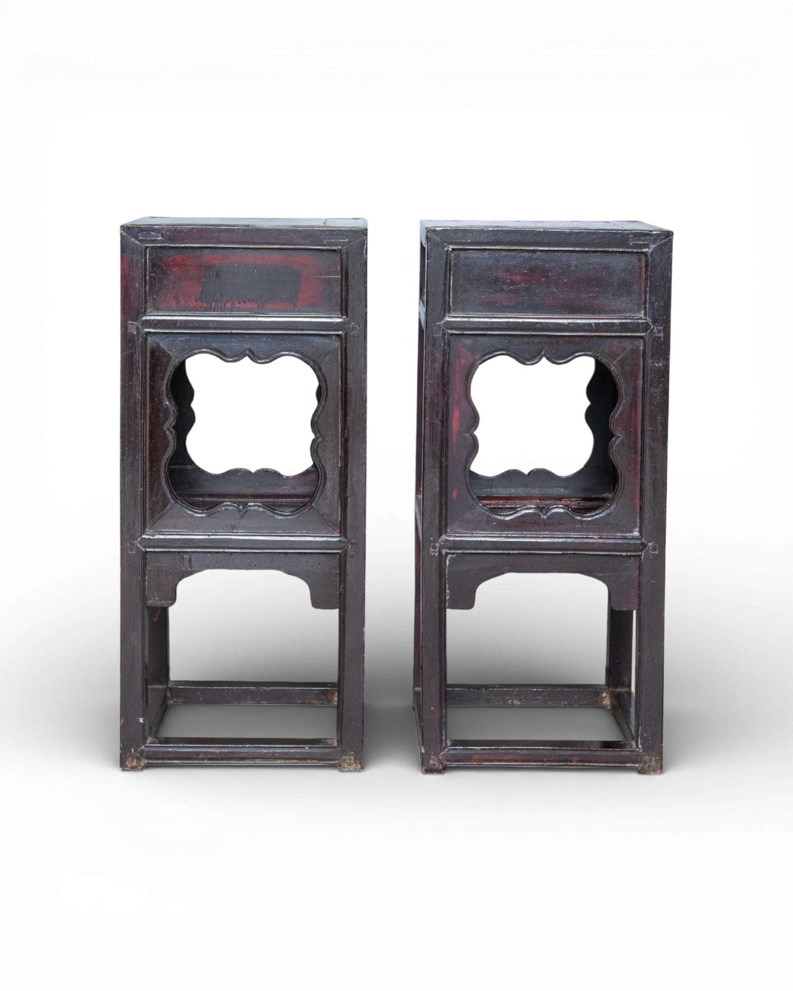 Mid - Qing Dynasty Night Stands - Set of 2 - Surround Living - 6