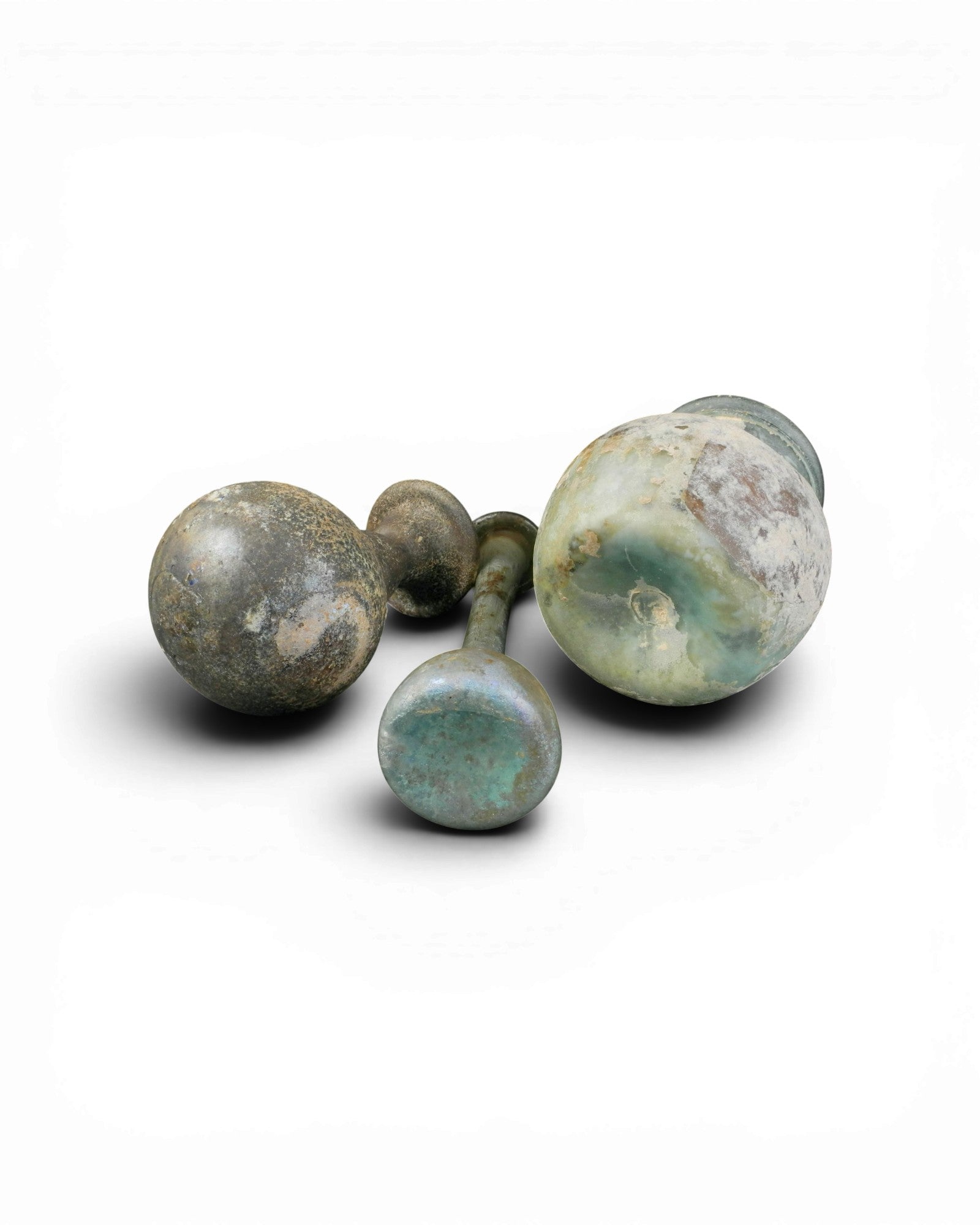 Collection of Roman Glass Flasks