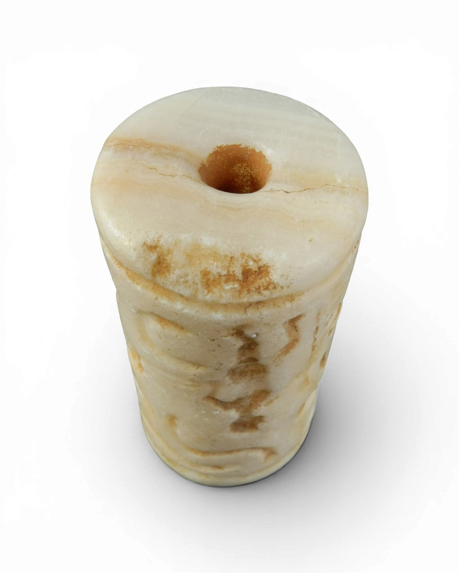 Ancient Bactrian Alabaster Cylinder Seal
