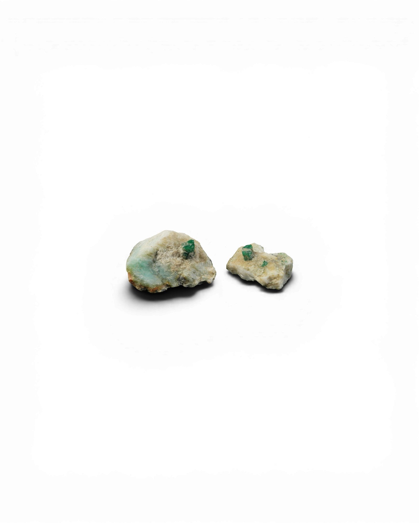 Pair of Emerald Crystal Specimens