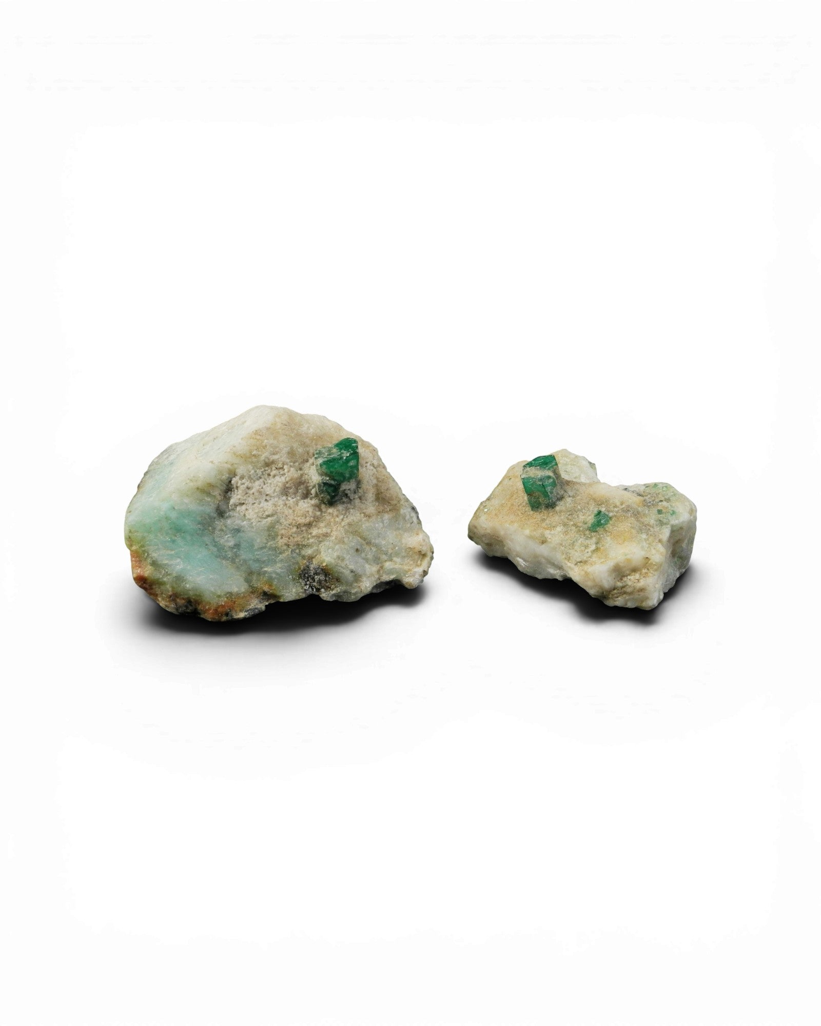 Pair of Emerald Crystal Specimens