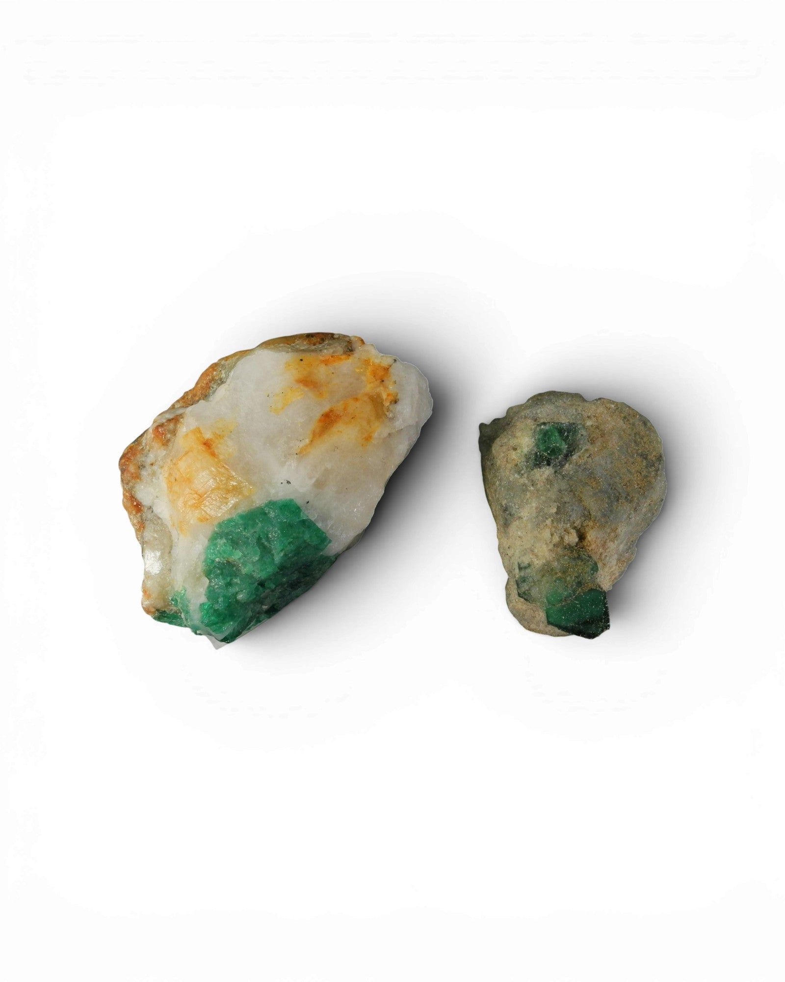 Pair of Emerald Crystal Specimens - 2