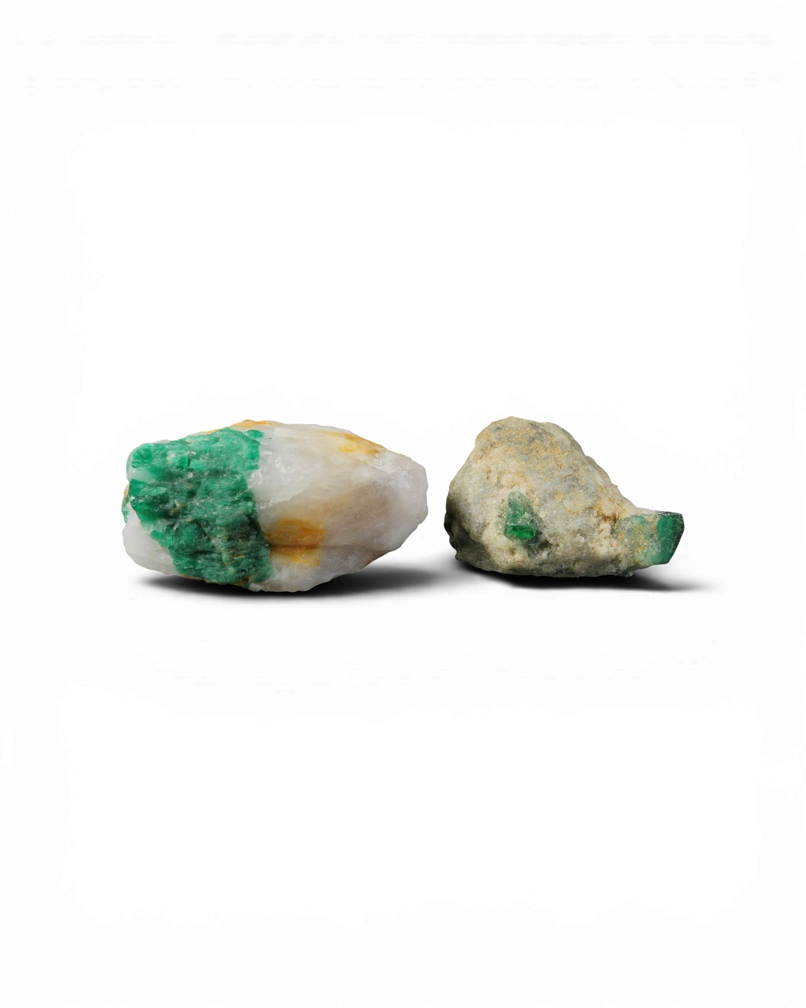 Pair of Emerald Crystal Specimens - 2