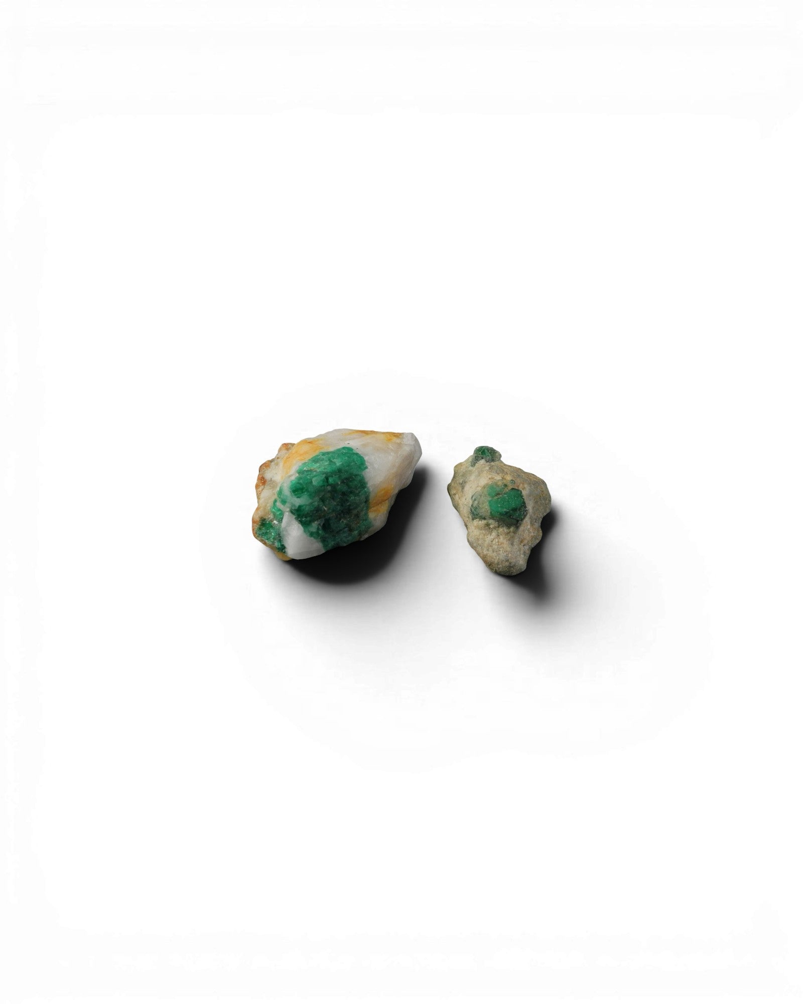 Pair of Emerald Crystal Specimens - 2