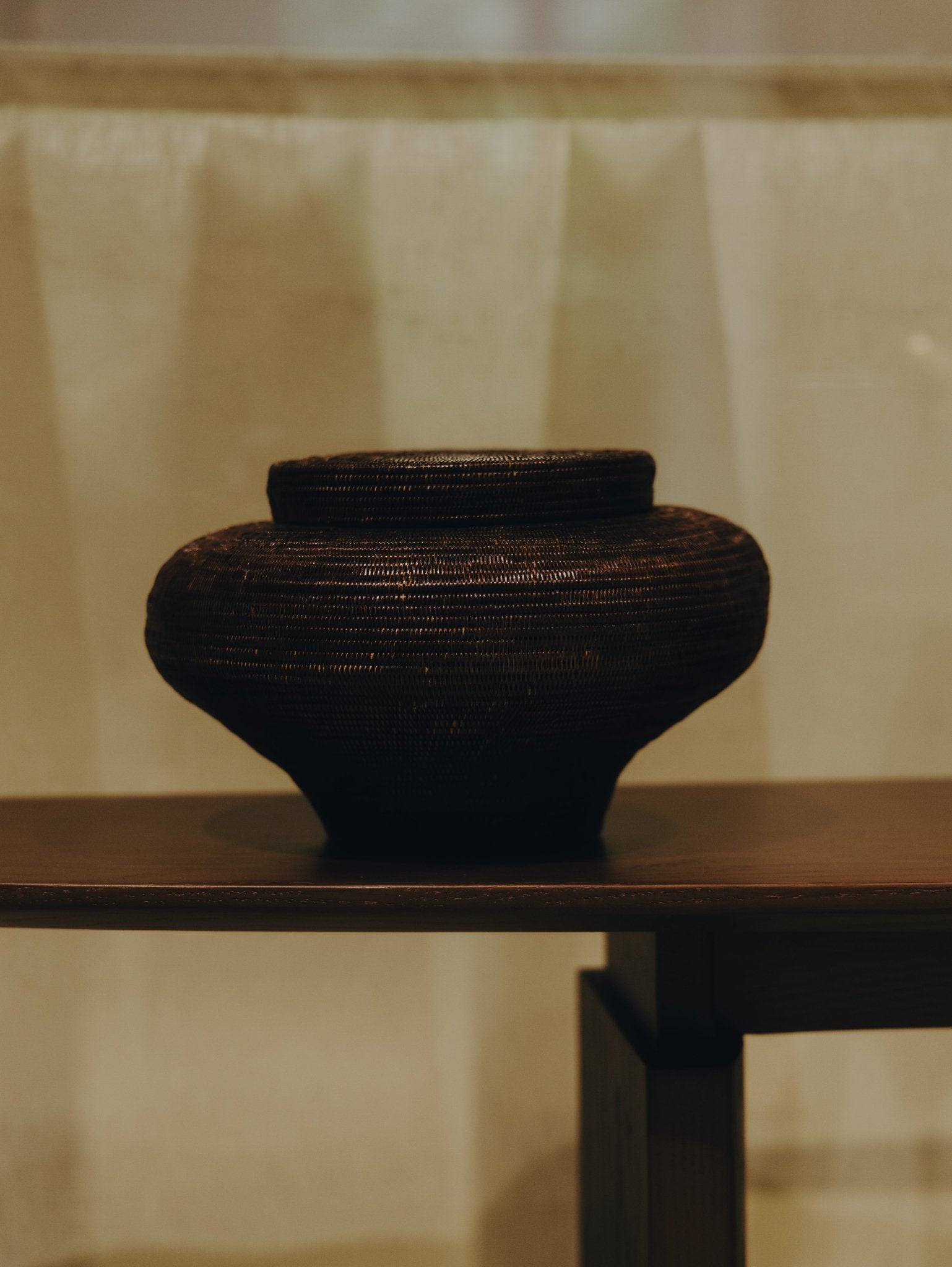 Lipao Lidded Basket Vessel - Surround Living - 2