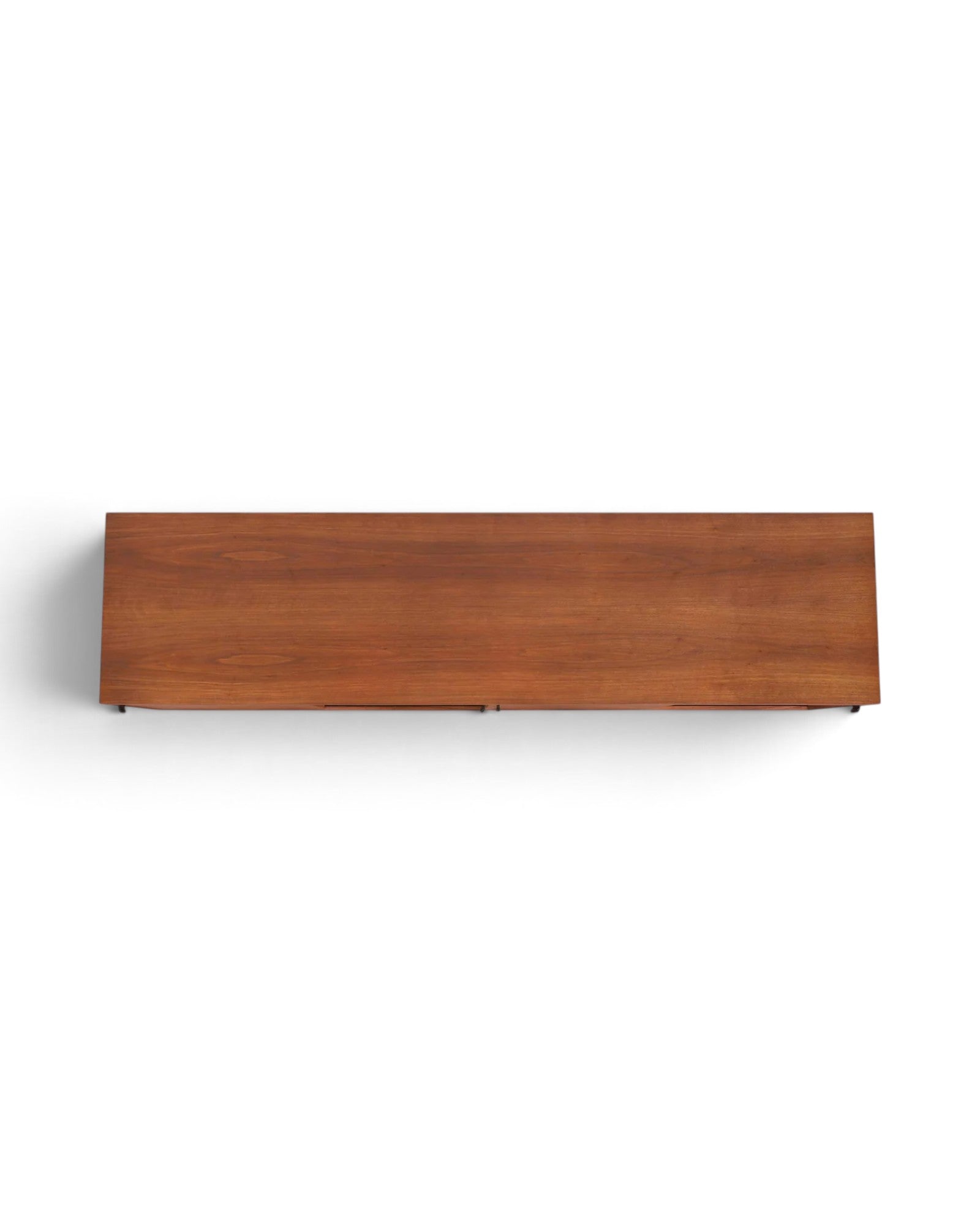 Mid-Century Modern Walnut and Chrome Credenza by Florence Knoll