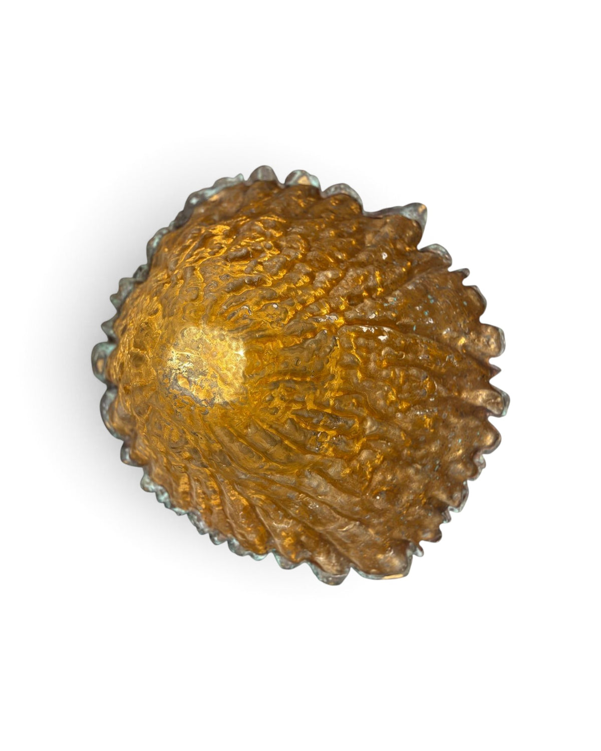 Brass Bark Vase (L)