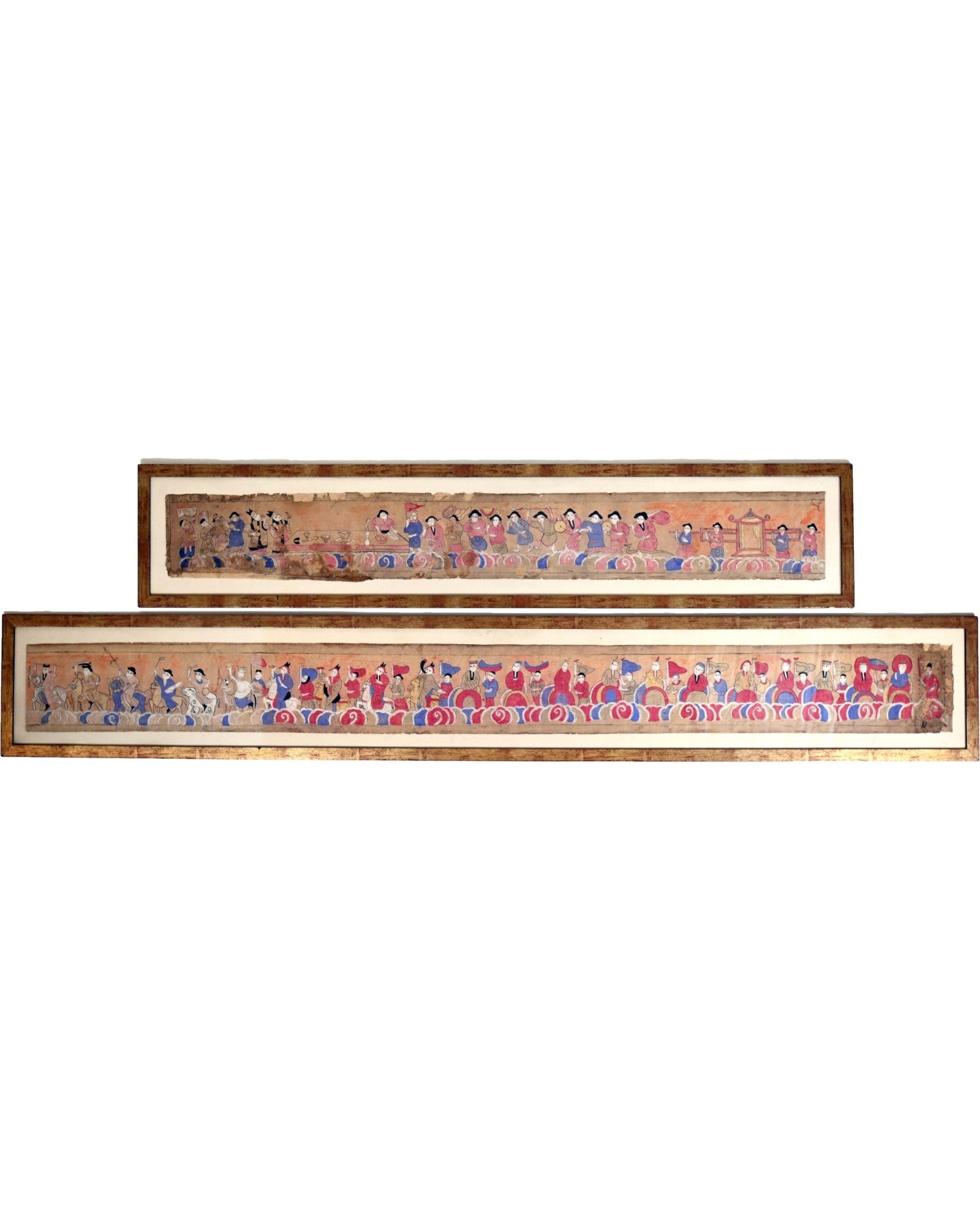 Framed Taoist Painting “Tom To Tsiou” (Dragon Bridge to the Great Tao) - (229 x 33.5cm) - Surround Living - 2