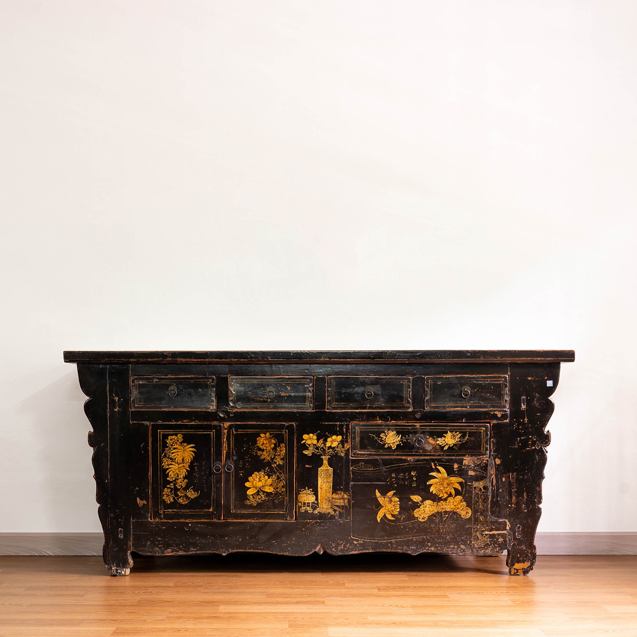 Chinese Antique Hand-Painted Sideboard
