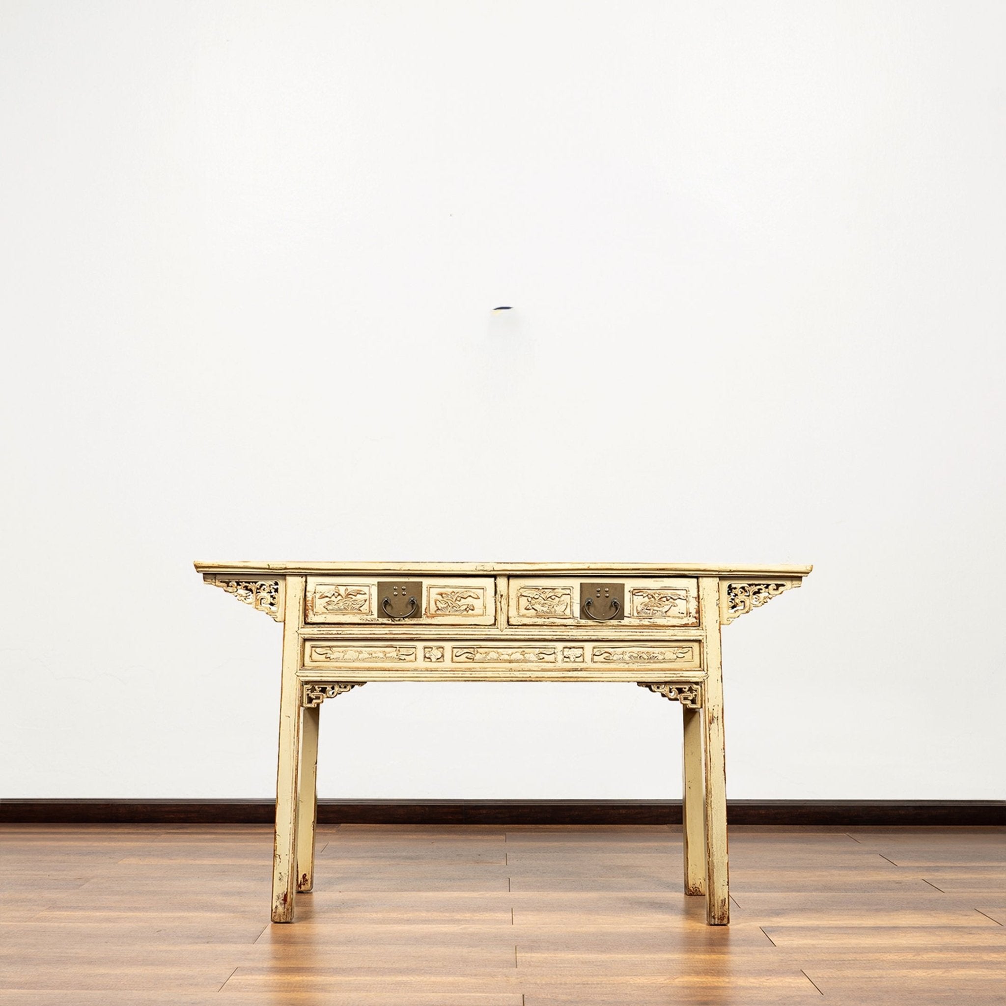 Chinese Antique Two Drawers Table - Surround Living - 1