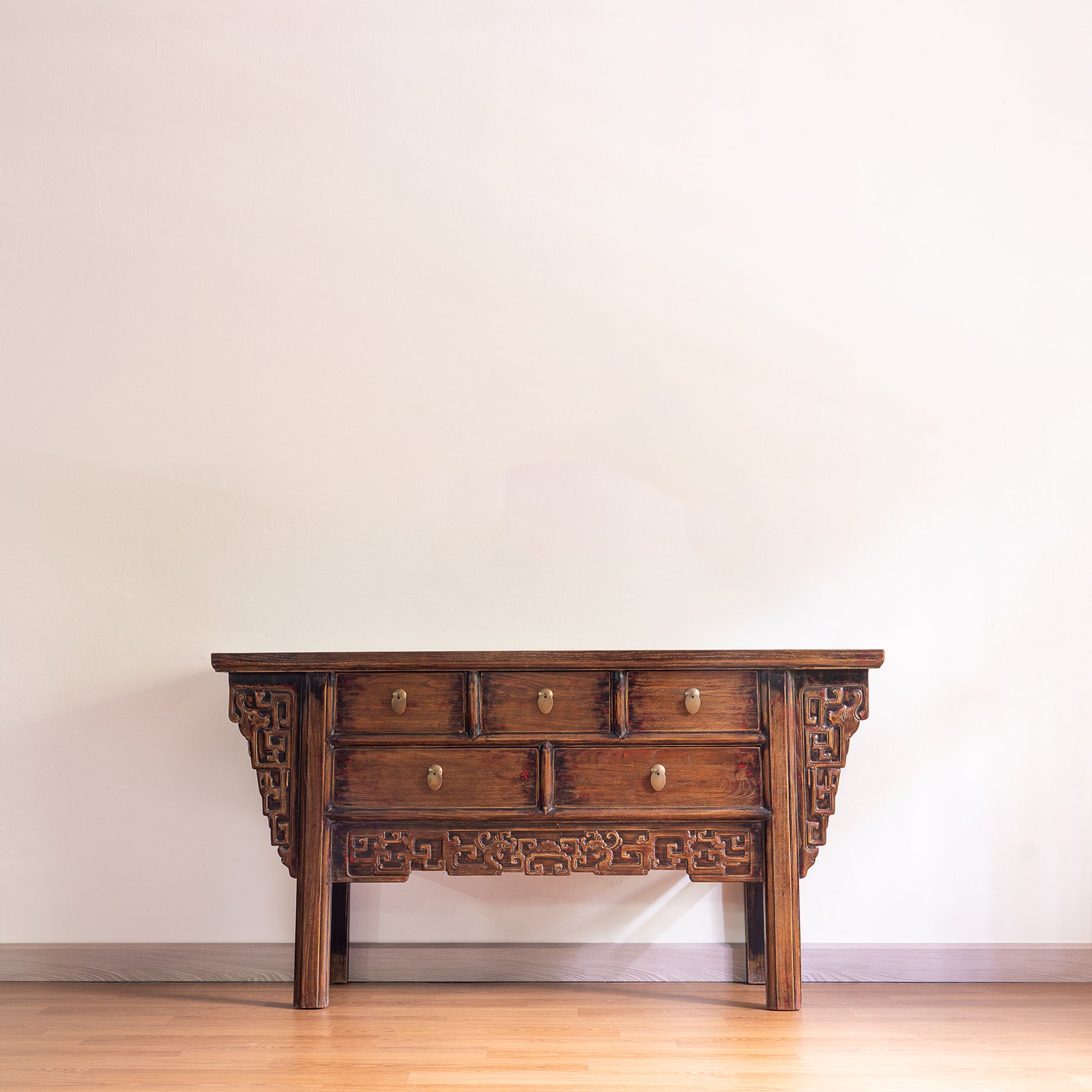 Chinese Heritage 5-Drawer Desk