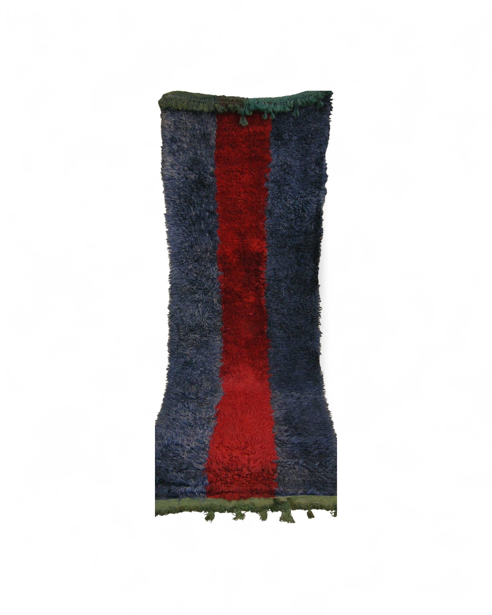 Nomadic Qataghan–Badakhshan Shaggy Tribal Carpet | 93 x 290cm