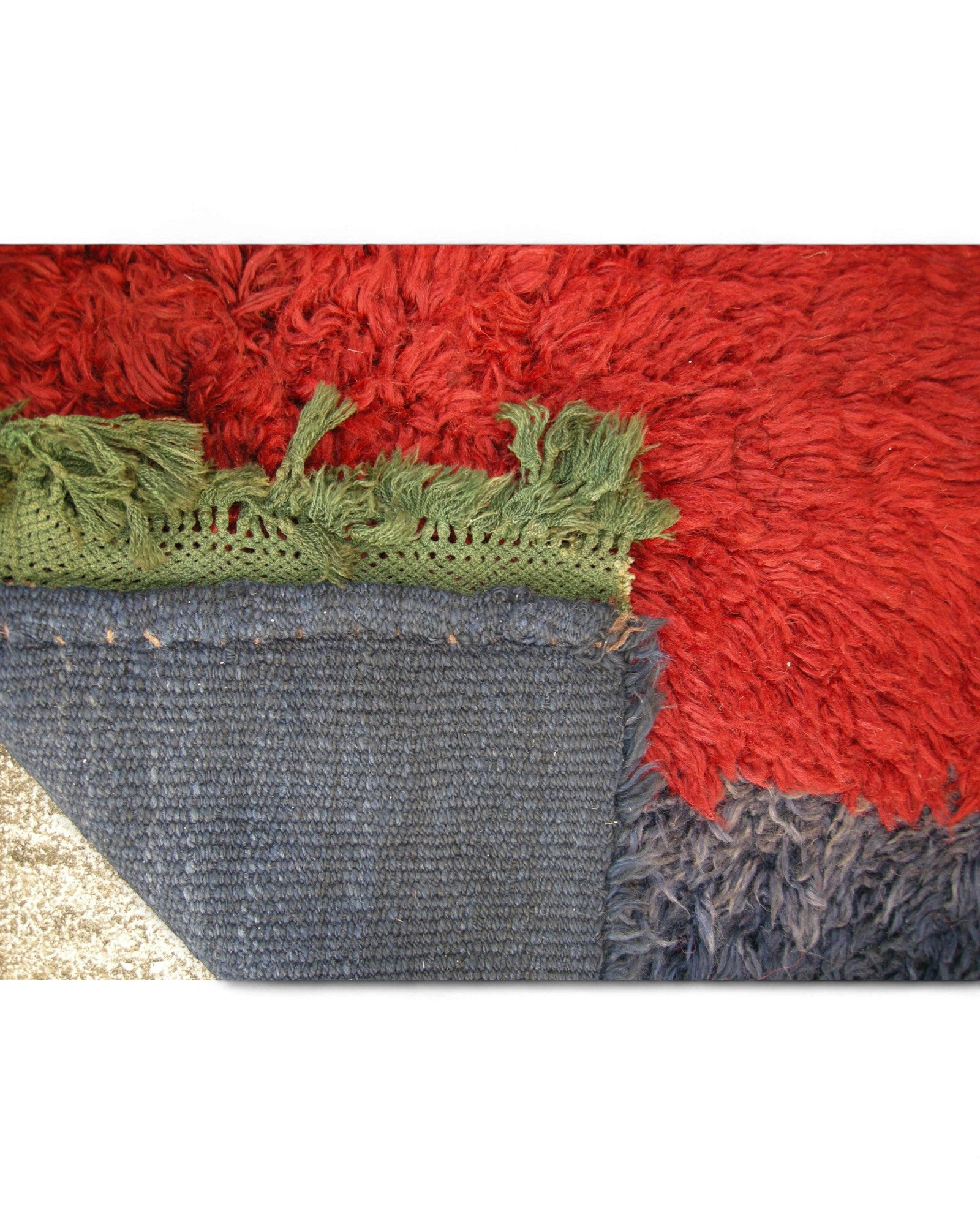 Nomadic Qataghan–Badakhshan Shaggy Tribal Carpet | 93 x 290cm