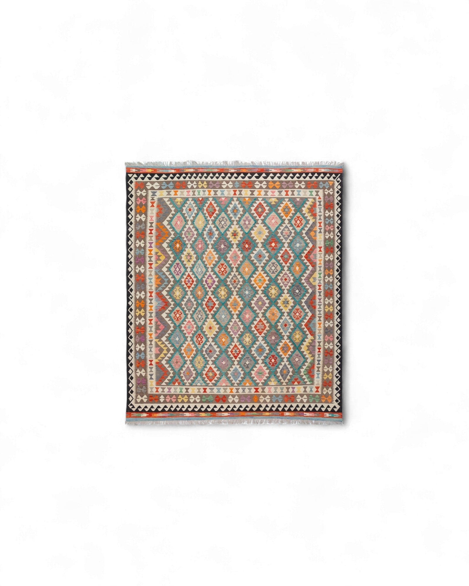 Vintage Kilim Carpet Rug – Geometric Tribal Design, Persia / Afghanistan | 250 x 300cm