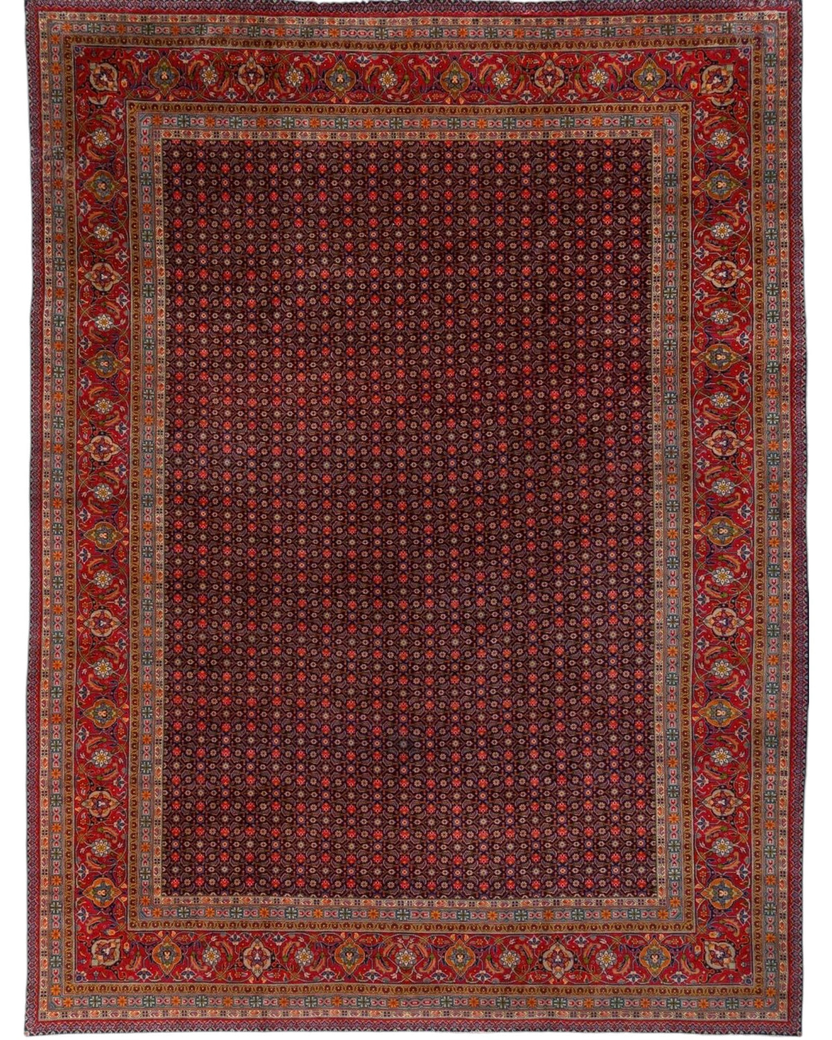 Vintage Tabriz Persian Carpet – Herati Design | 400 x 300 cm - Surround Living - 2