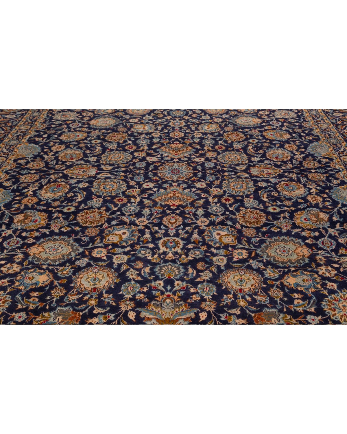 Vintage Manchester Kashan Persian Carpet | 400 x 320 cm - Surround Living - 6