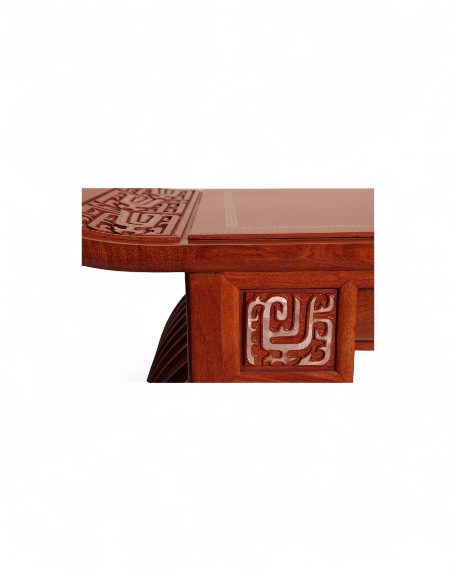 Chinese Ming Working Table with Pearl Inlay - Reproduction - Surround Living - 4