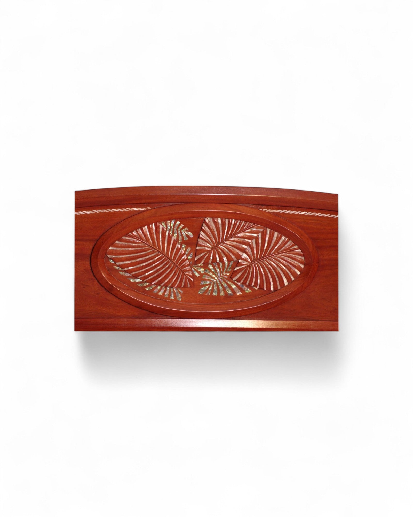 East and West Bed Set, Mother of Pearl Inlay - Reproduction