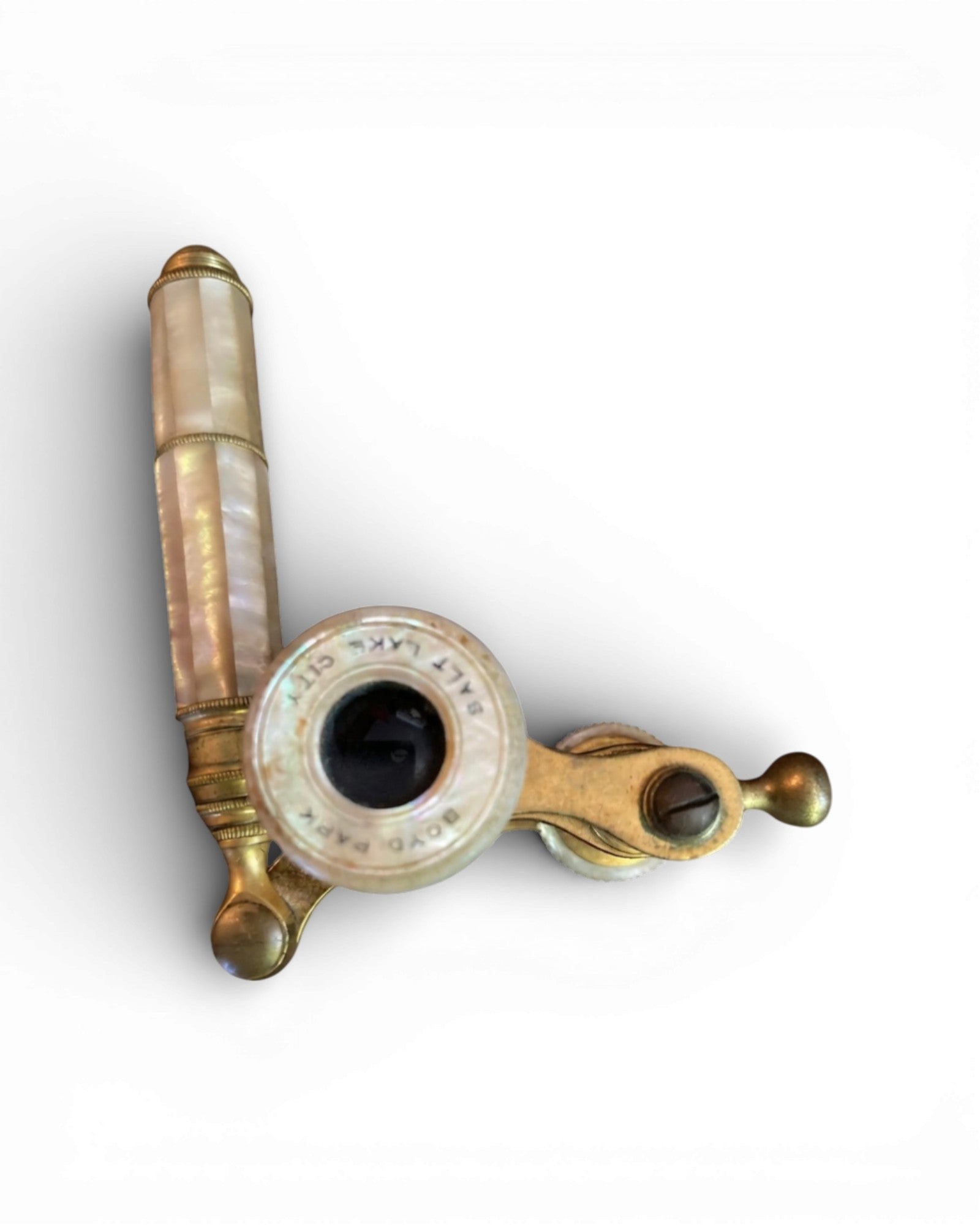 Mother - of - Pearl Opera Glasses 19th Century - With Makers Mark - Surround Living - 7