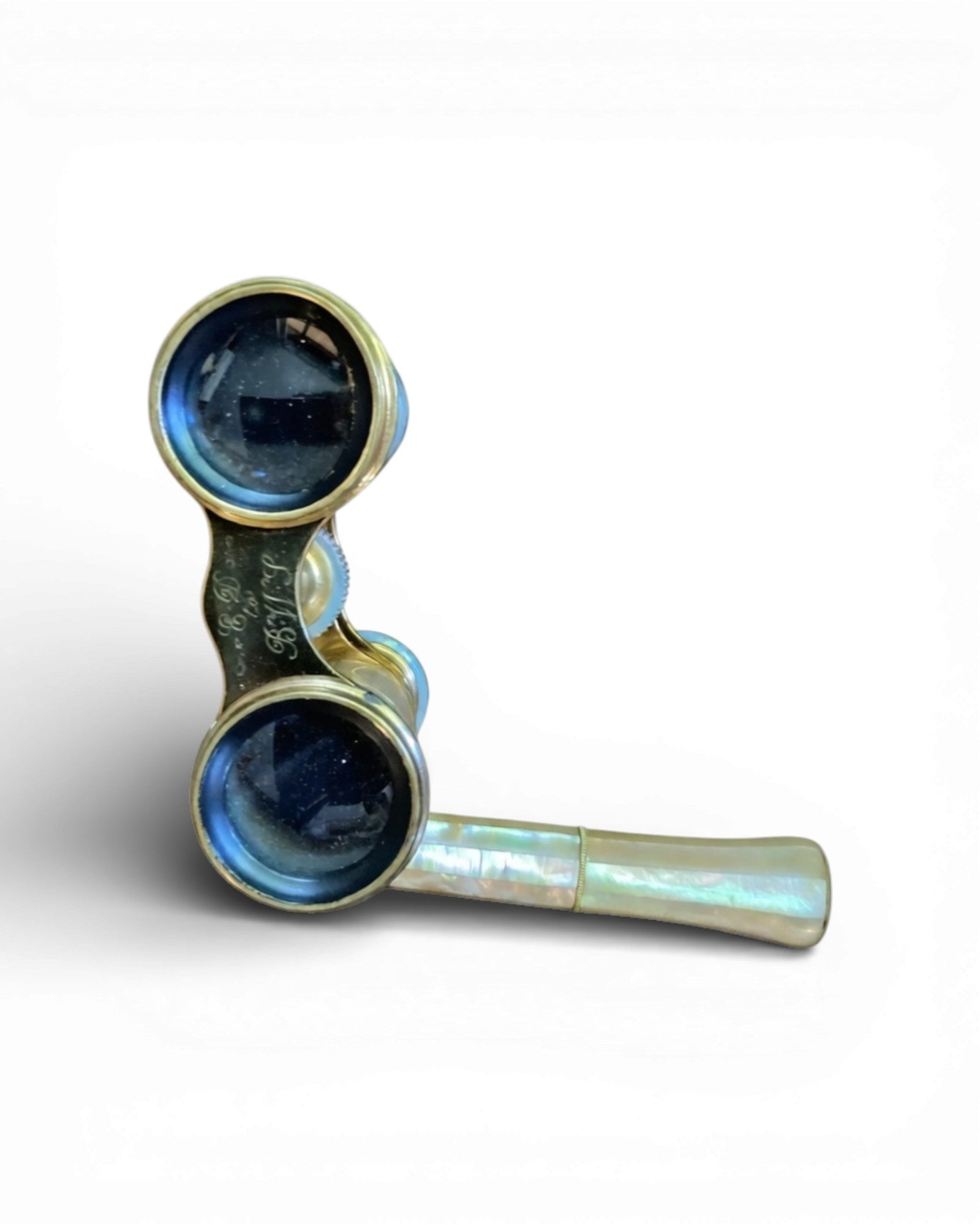 Mother - of - Pearl Opera Glasses 19th Century - With Makers Mark - Surround Living - 8